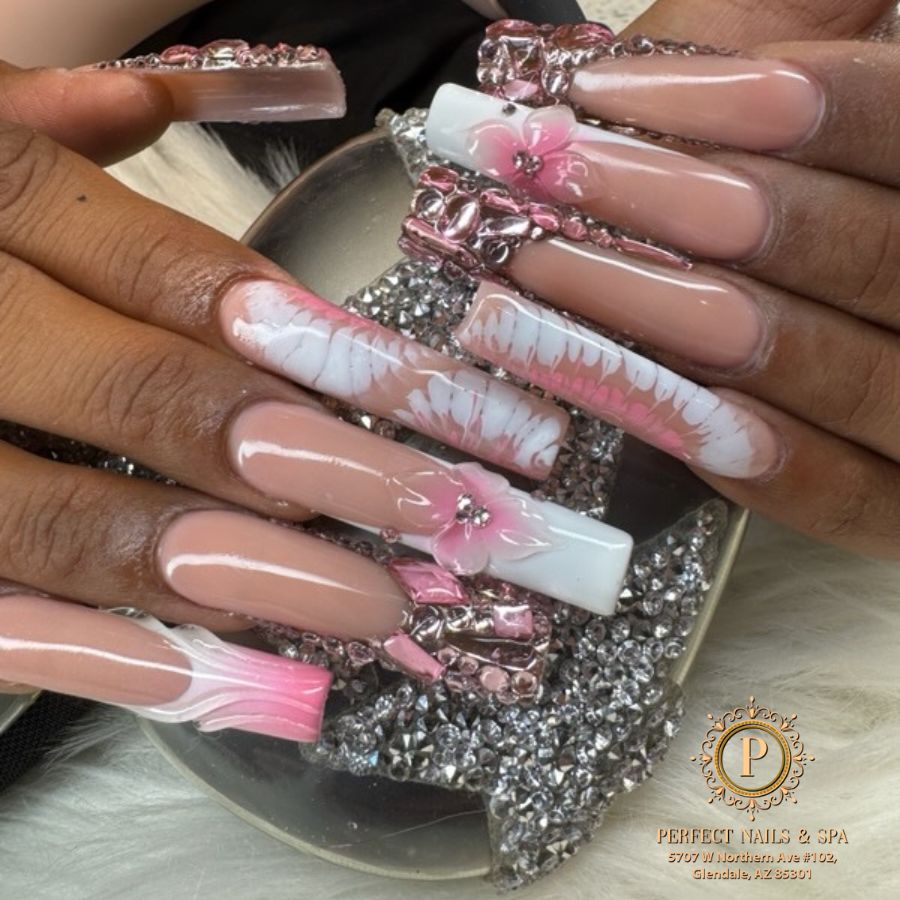 Nail collection at Perfect Nails & Spa Glendale